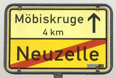 Ortsausgangschild Neuzelle